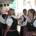 Auftritt Erwachsenen-Volkstanzgruppe in Bergreichenstein/CZ