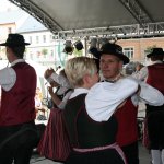 Auftritt Erwachsenen-Volkstanzgruppe in Bergreichenstein/CZ