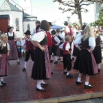 d`Volkstanzgruppe beim Perlesreuter Drescherfest, Bild 4146