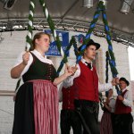 Auftritt Erwachsenen-Volkstanzgruppe in Bergreichenstein/CZ