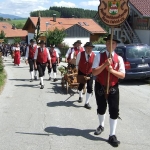 Bayerische Böllerschützentreffen in Langdorf v. G.B., Bild 1970