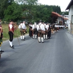 Bayerische Böllerschützentreffen in Langdorf v. G.B., Bild 1979