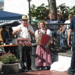 d`Volkstanzgruppe beim Perlesreuter Drescherfest, Bild 4155