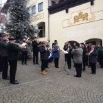 Neujahrsgrüße am Hofmarkplatz